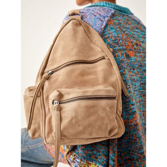 🎉LAST CHANCE🎉 FREE PEOPLE We The Free Oxford Suede Sling / Mushroom - Picture 2 of 8